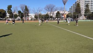 サッカーの試合